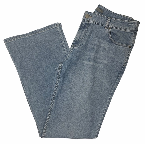 J Jill Jeans Classic Straight Leg Stretch Jeans Distress Wash Womens Size 8 - Picture 11 of 12